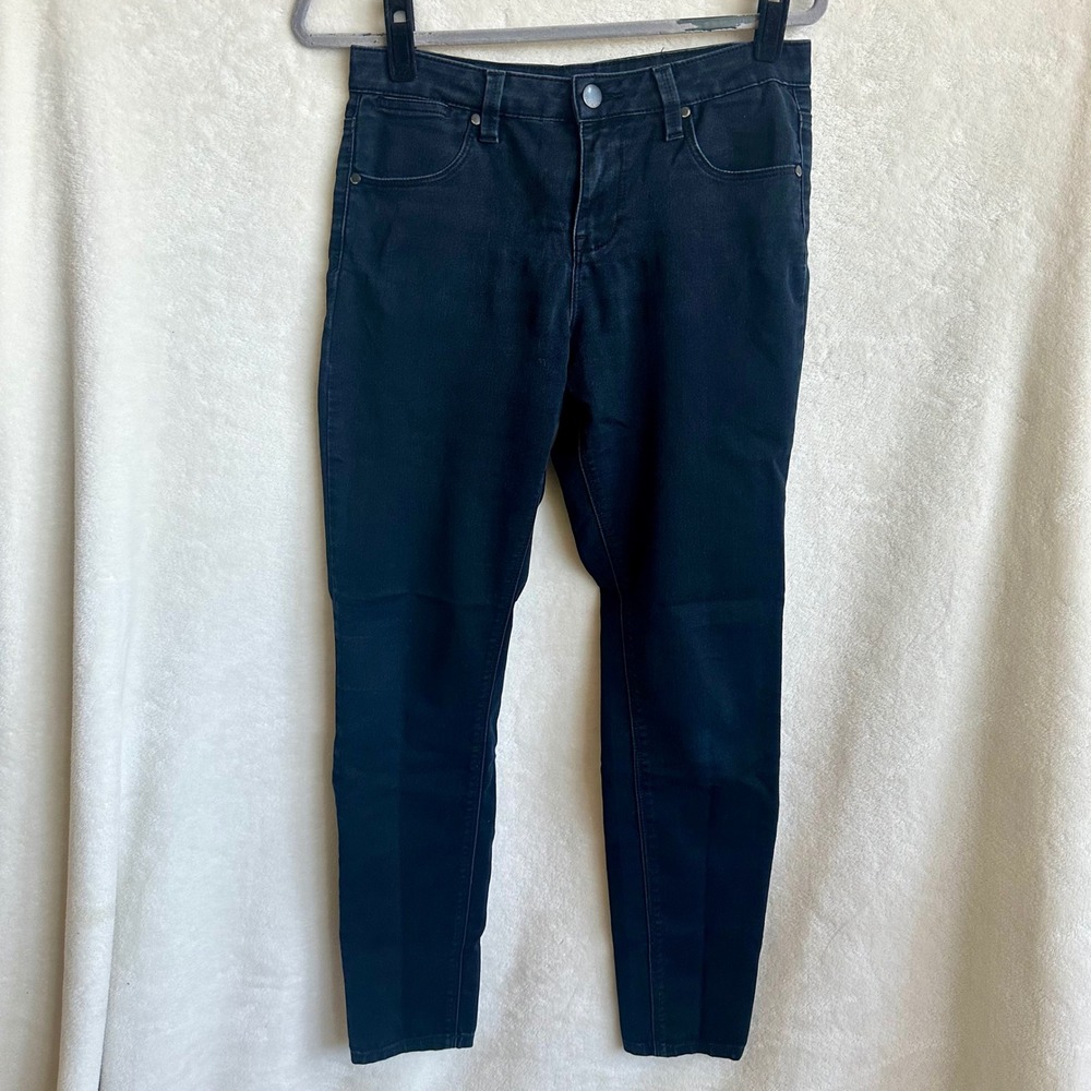 Max Jeans High Rise Skinny Jeans Black‎ Stretch Denim Womens Size 4